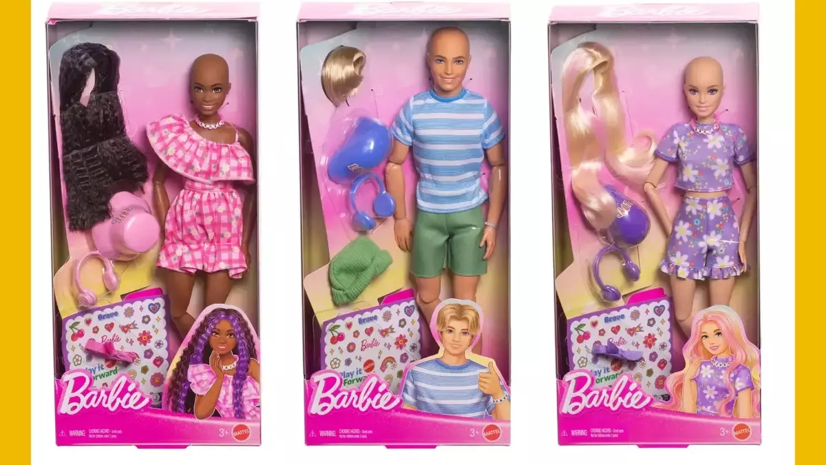 Mattel Unveils New 'Brave' Barbie and Ken Dolls to Support Children with Hair Loss