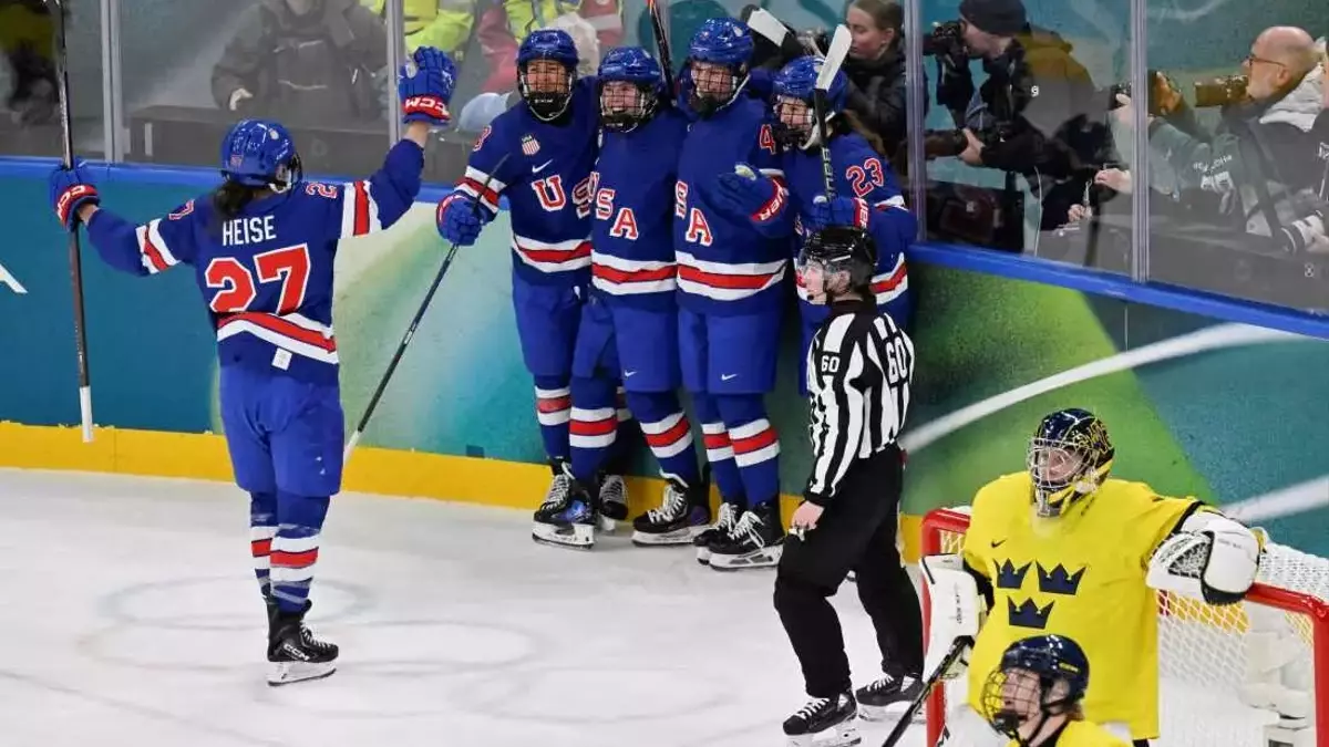USA Women's Hockey Team Dominates, Advances to Olympic Gold Medal Match