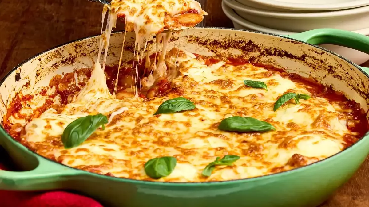 Deconstructed Lasagna: A Cheesy White Bean-Tomato Bake for Weeknights