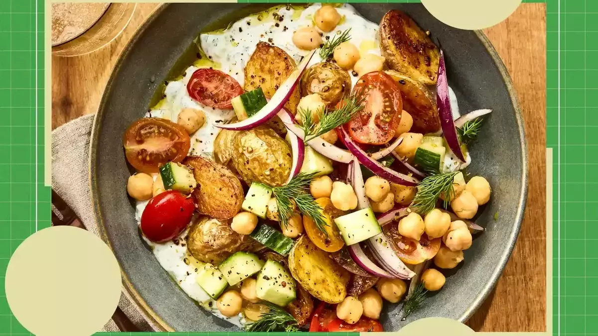 Roasted Potato Tzatziki Bowls: A Delightful and Nutritious Meal