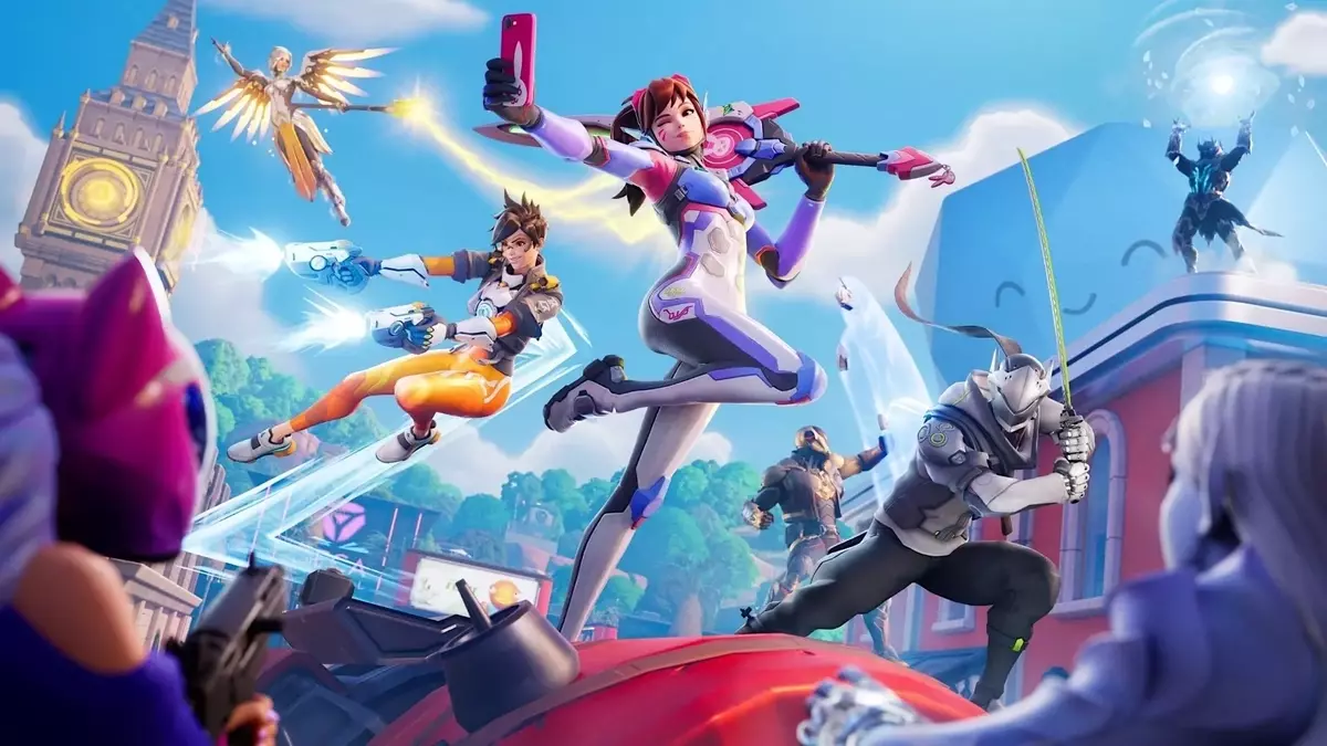 Overwatch Heroes Join Fortnite Island