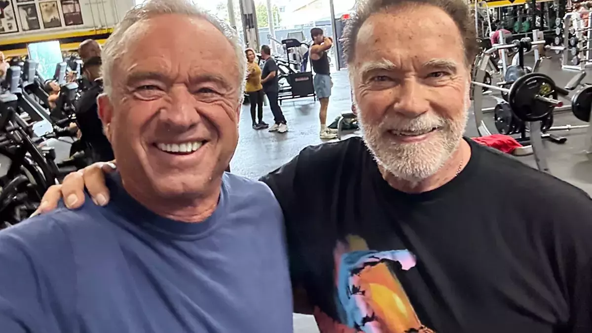 Robert F. Kennedy Jr. and Arnold Schwarzenegger Spotted Together at Gold's Gym