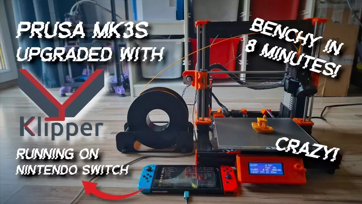 Nintendo Switch Enhances 3D Printer Performance by 1000%
