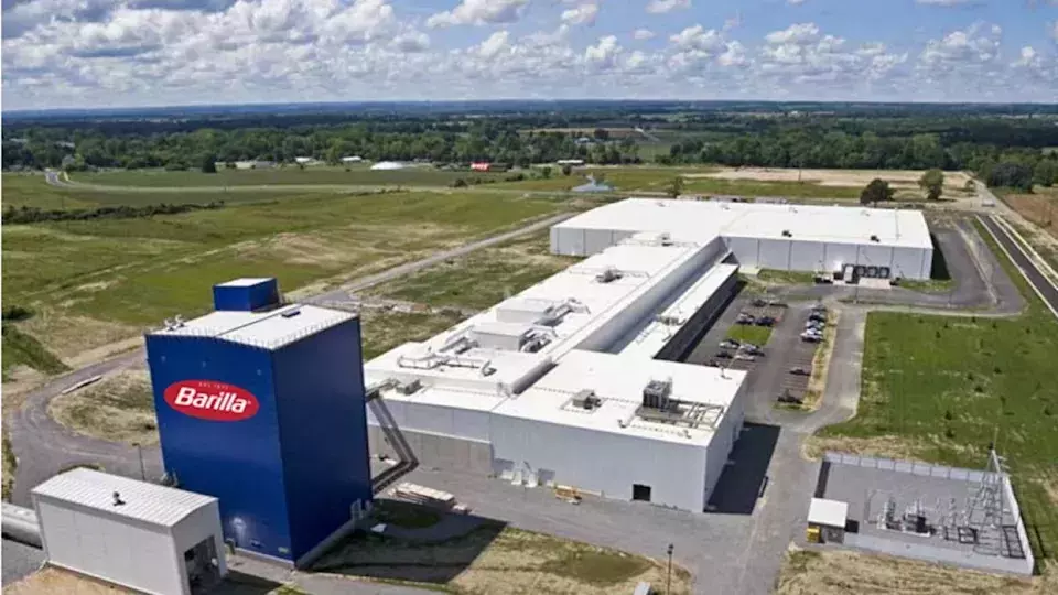 Barilla Expands US Pasta Production Facility
