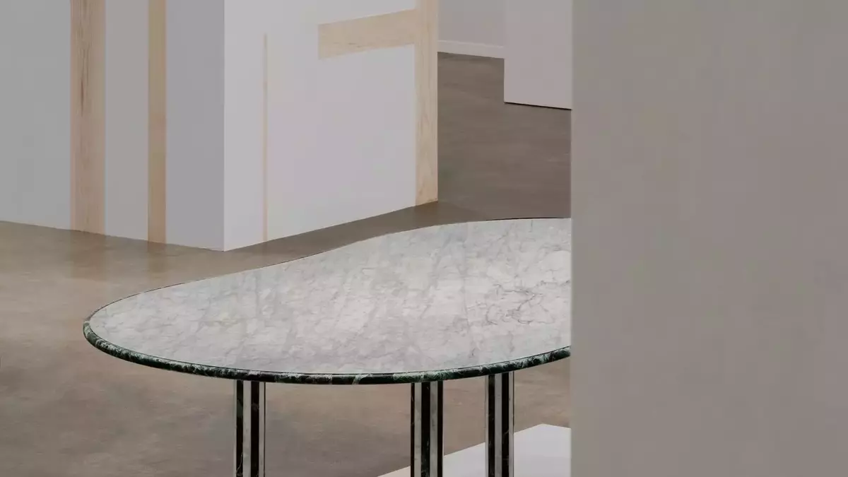 Hermès Introduces Luxurious "Stadium" Table at Milan Design Week