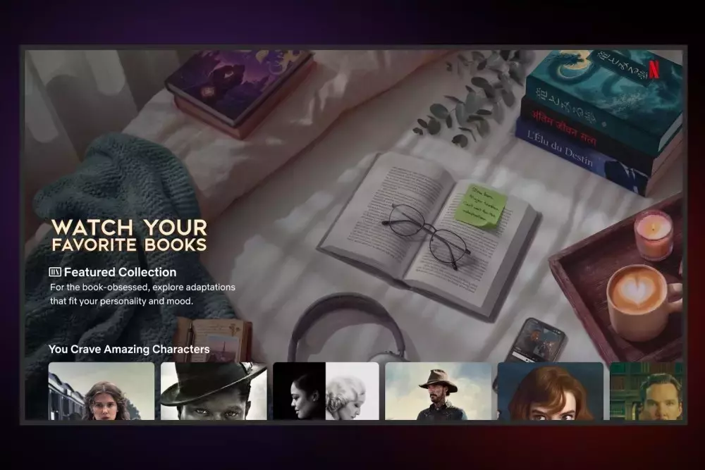 Netflix Unveils New Hub for Book-to-Screen Adaptations, Categorized by Reader Preferences