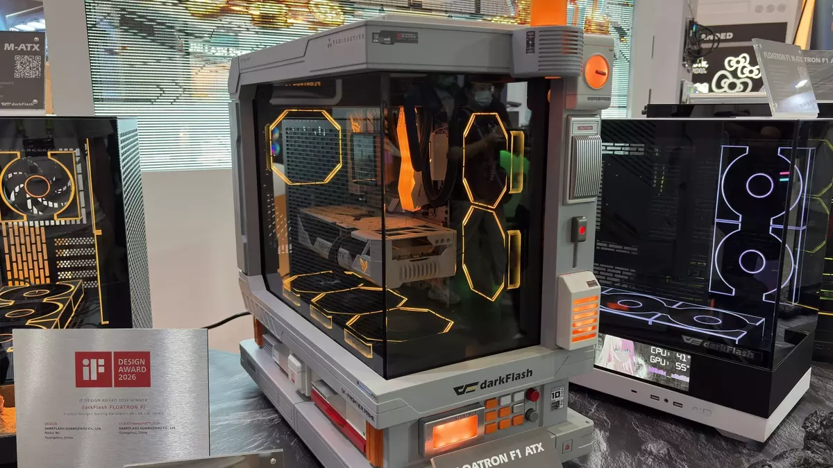 DarkFlash Floatron F1 ATX: A PC Case That Is Both Ugly And Neat