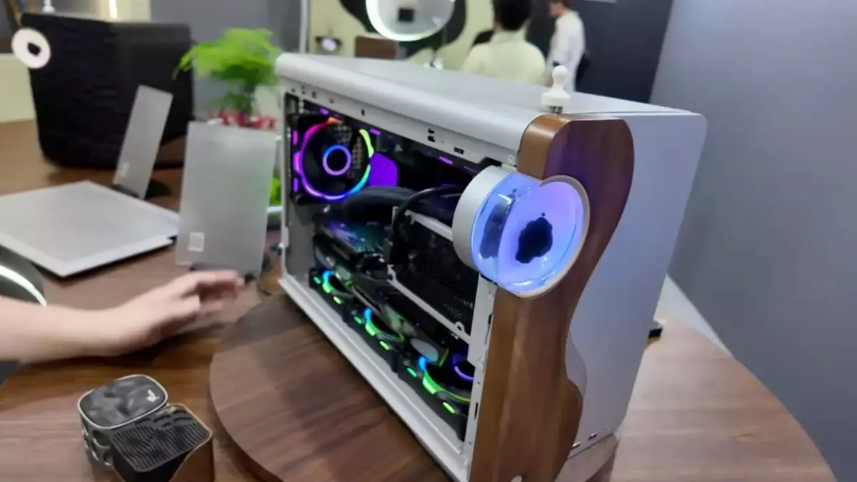 Amiiba's Ferra Micro-ATX PC Case: A Unique Blend of Ferrofluid and Functionality