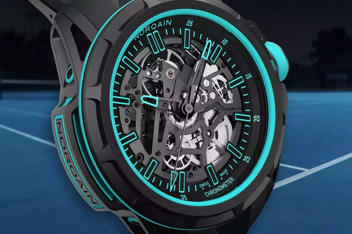 Norqain Debuts Turquoise Wild ONE Skeleton X-Lite Sports Watch