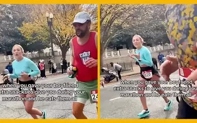 Boyfriend's Snack Sabotage During Marathon Sparks Online Outrage