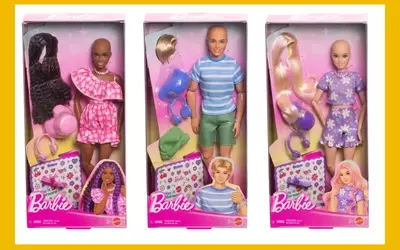Mattel Unveils New 'Brave' Barbie and Ken Dolls to Support Children with Hair Loss