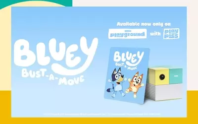 Bluey: Bust-a-Move, the new interactive video game, encourages active play