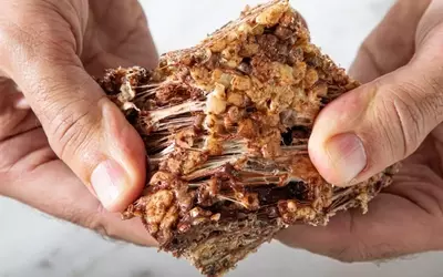 Enhanced Chocolate Crispy Rice Treats with Malted Flavor