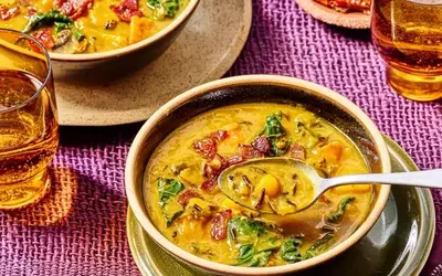 Hearty Autumnal Soup: Wild Rice & Pumpkin Delights