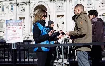 Rome Implements Trevi Fountain Access Fee to Manage Tourism
