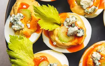 Spicy Blue Cheese Deviled Eggs: A Culinary Fusion