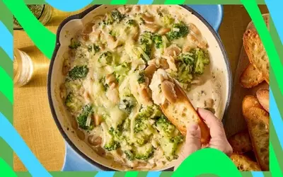 The Ultimate One-Pan Broccoli and Butter Bean Skillet