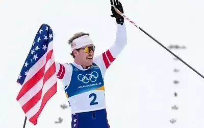 American Skier Ben Ogden Claims Historic Olympic Silver Medal