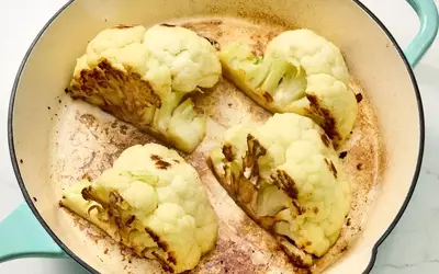 Garlic Parmesan Melting Cauliflower