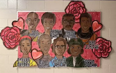 Inspiring Black History Month Displays by Art Teacher Go Viral