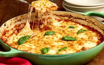 Deconstructed Lasagna: A Cheesy White Bean-Tomato Bake for Weeknights