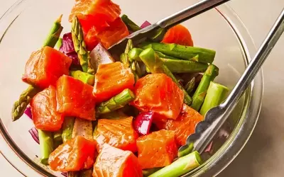 Effortless Balsamic Salmon & Asparagus Sheet Pan Dinner