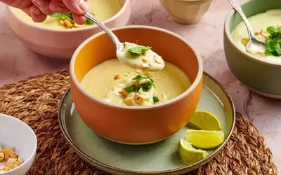 Creamy Thai-Inspired Parsnip Soup with Coconut and Aromatics
