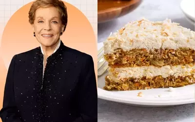Julie Andrews' Carrot Cake: A Healthier Twist with Tofu Frosting