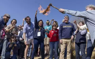 Annapolis Celebrates Spring Equinox with Unique Sock Burning Tradition