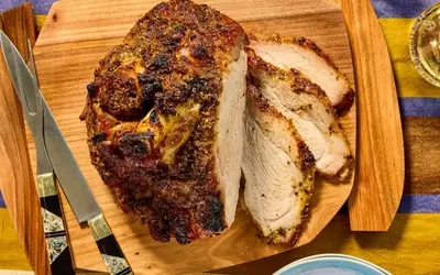 Mastering the Art of Slow-Roasted Fresh Ham with Maple-Bourbon Glaze