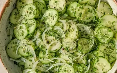 Marinated Cucumber Salad: A Refreshing and Healthy Side Dish