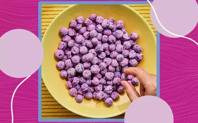 The Ultimate Anti-Inflammatory, High-Protein Snack: Lemon-Blueberry Frozen Yogurt Bites