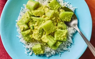 Kakdichi Amti: Indian Cooked Cucumbers with Coconut-Tamarind Sauce