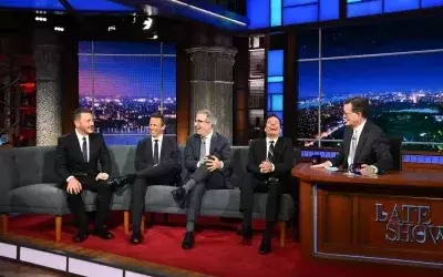 Late-Night Legends Unite as Stephen Colbert's Era Concludes