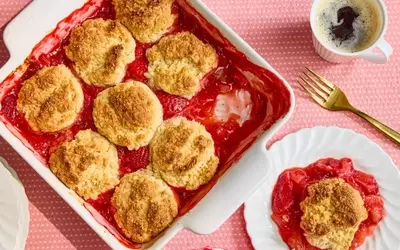 Perfect Strawberry Cobbler with Biscuit Topping