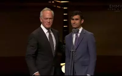 Student Scholarship Recipient Criticizes CBS News at Emmys