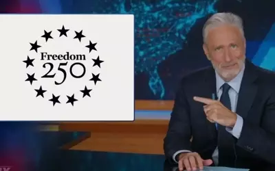 Jon Stewart Mocks Trump's Failing Freedom 250 Concert