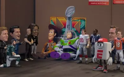 ESPN Stars Transformed into 'Toy Story' Characters for Super Bowl LXI Campaign