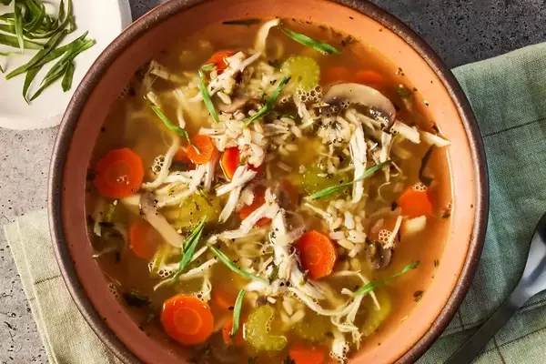 Hearty One-Pot Chicken and Brown Rice Comfort Soup