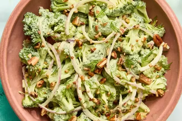 High-Protein Creamy Broccoli Salad