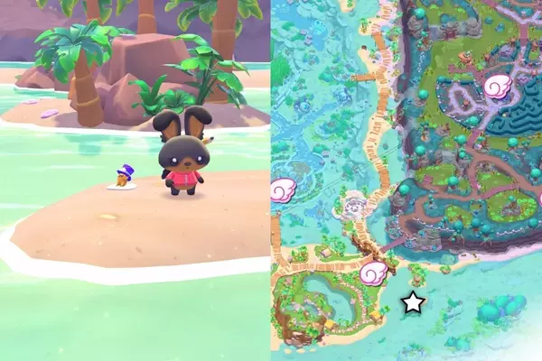 Locating Tophat Gudetama in Hello Kitty Island Adventure