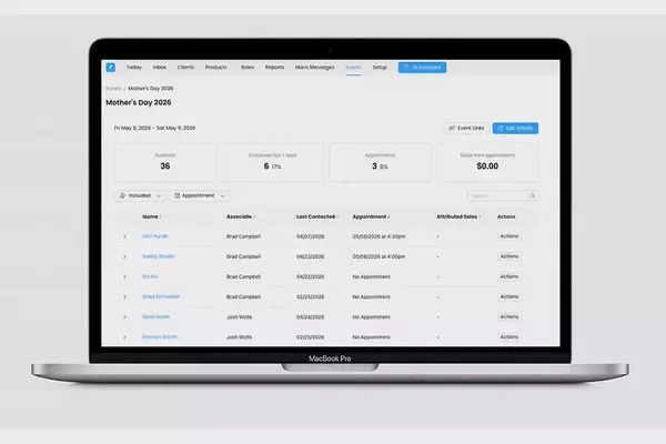 Clientbook Enhances Retail Event Planning with New Management Module