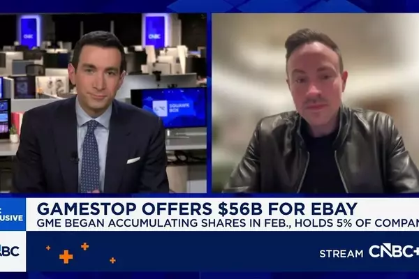 GameStop CEO's Bizarre Interview on CNBC Sparks Confusion Over eBay Acquisition Bid