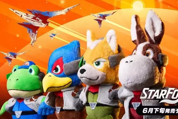 Star Fox Characters Transformed into Adorable Plush Toys