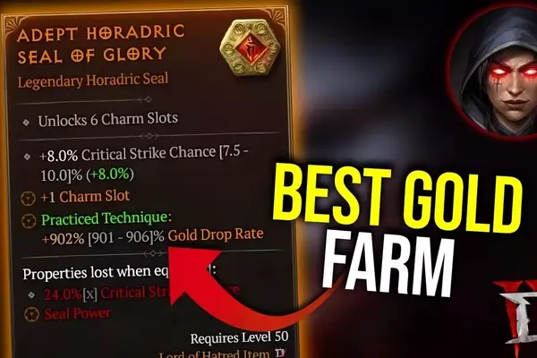 Diablo 4: Lord of Hatred Players Exploit 900% Gold Boost Glitch