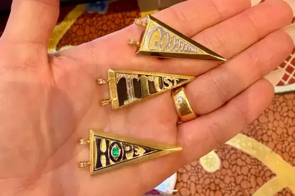 Marie Lichtenberg's Fanion Pendants: A Fusion of Americana and Luxury