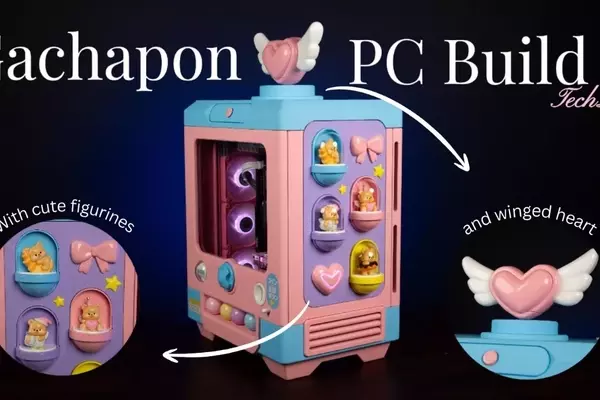 A Whimsical Gachapon PC Build Steals the Show at Computex