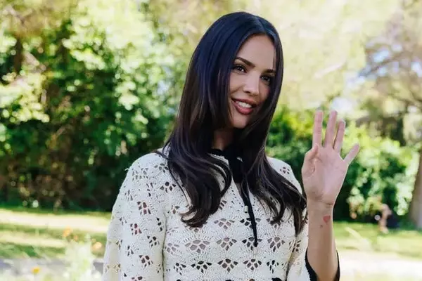 Eiza González's Elegant Crochet Ensemble at Zimmermann's French Riviera Celebration