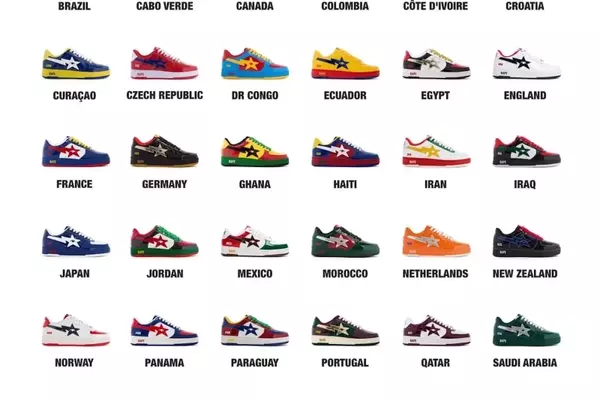 BAPE and KidSuper Unite for 2026 World Cup Sneaker Collection