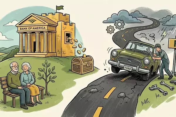 Bank of America vs. Ford: A Retirement Portfolio Showdown